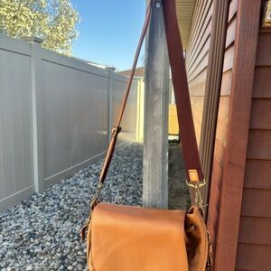 Lucky Brand Brown Leather Crossbody Bag